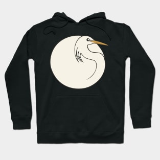 Bird Balls:  Chinese Egret Hoodie